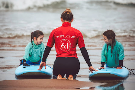 Surfing Croyde Bay